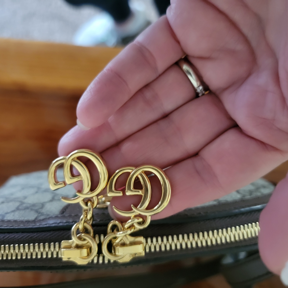 Gucci Beige and Brown Crossbody Ophidia Bag - Picture 6 of 9